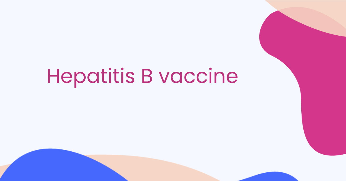 Hepatitis B vaccine